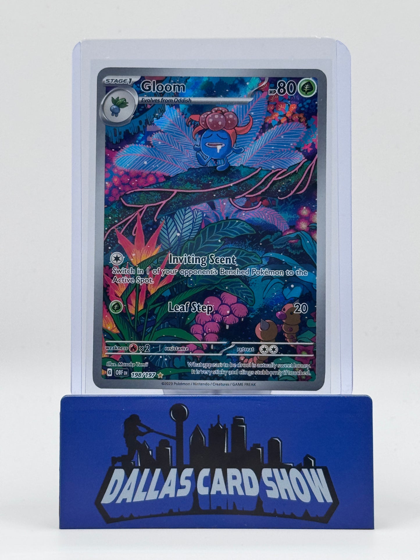 2023 Pokemon - Gloom (Illustration Rare) - 198/197 Obsidian Flames NM