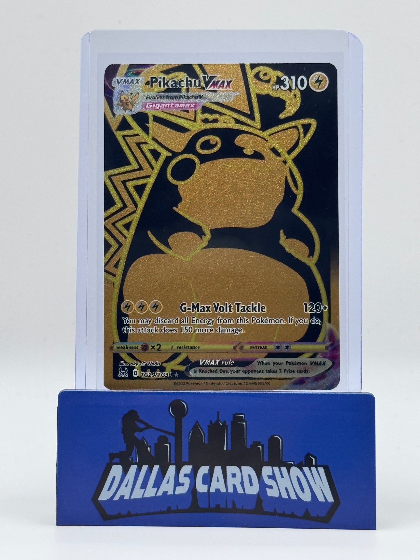 2022 Pokemon - Pikachu VMAX (Trainer Gallery) - TG29/TG30 Lost Origin NM