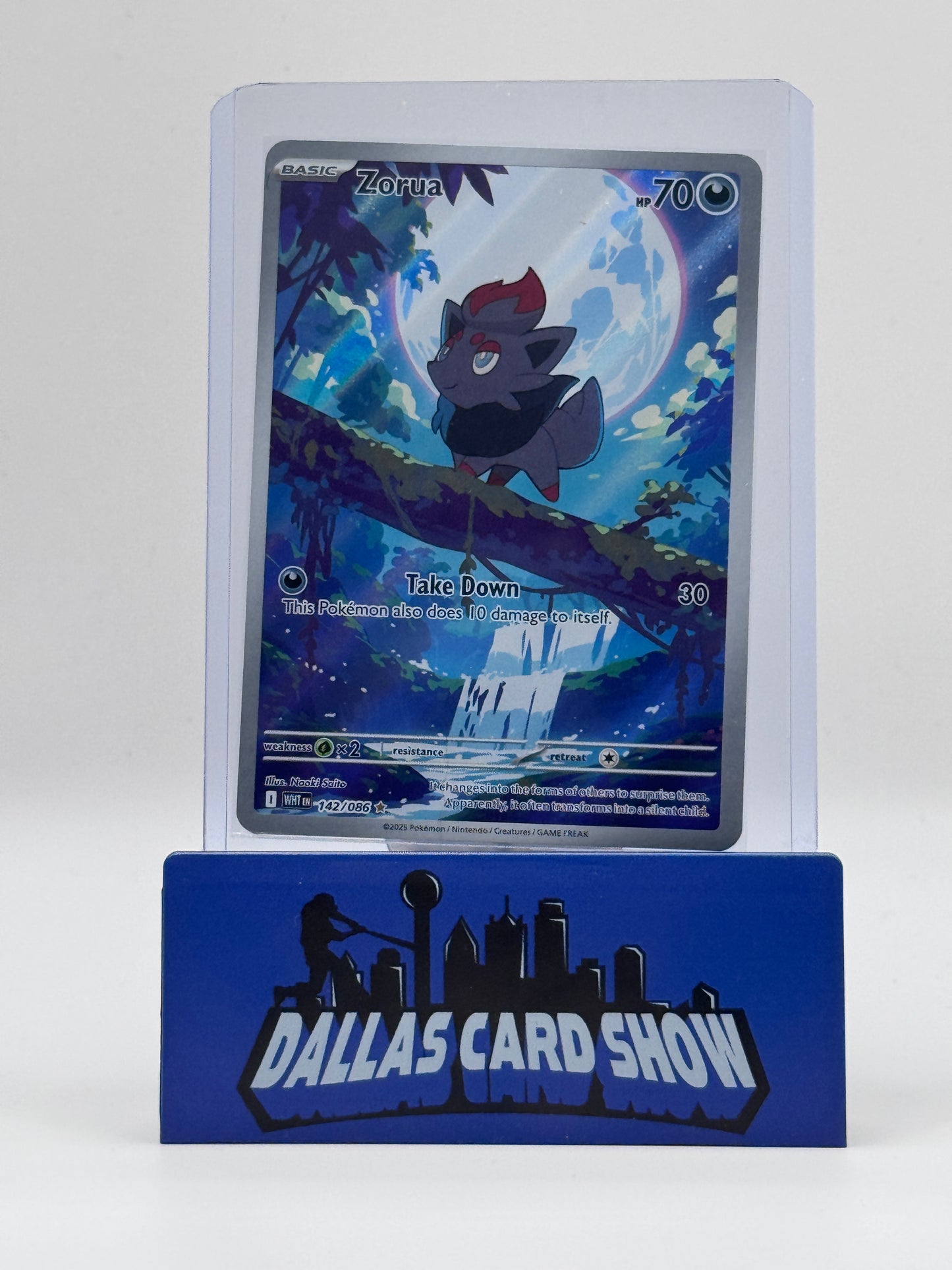 2025 Pokemon - Zorua (Illustration Rare) - 142/086 White Flare NM