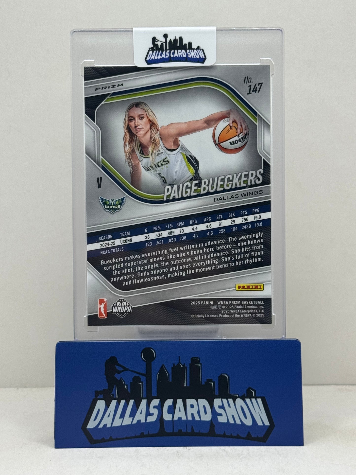 2025 Panini Prizm WNBA #147 Paige Bueckers Rookie RC Silver Variation