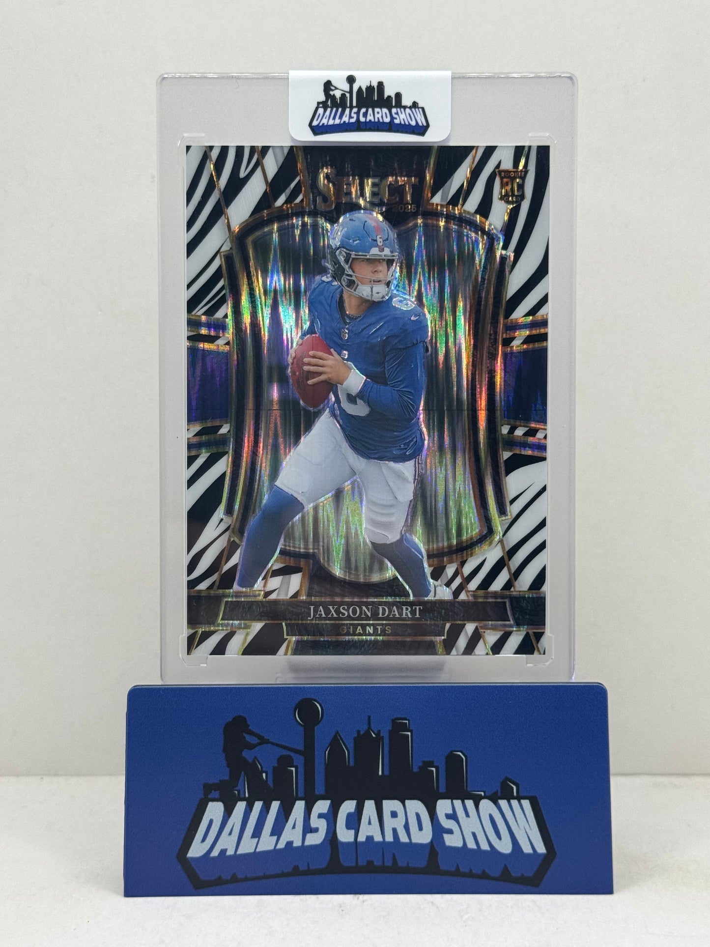 2025 Panini Select #193 Jaxson Dart Premier Level Zebra Rookie RC
