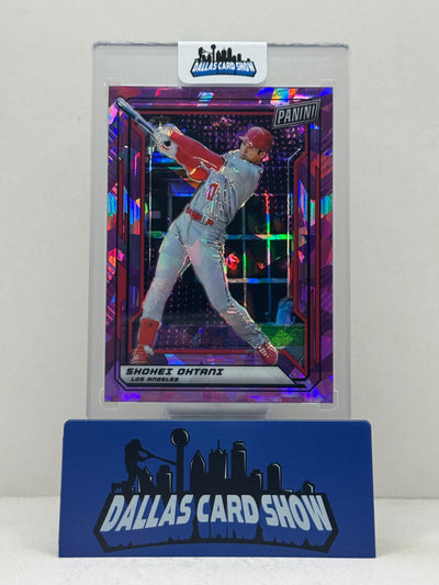 2019 Panini The National VIP #52 Shohei Ohtani Purple Ice /99 Dodgers