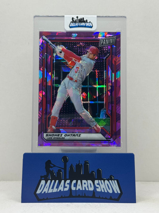 2019 Panini The National VIP #52 Shohei Ohtani Purple Ice /99 Dodgers