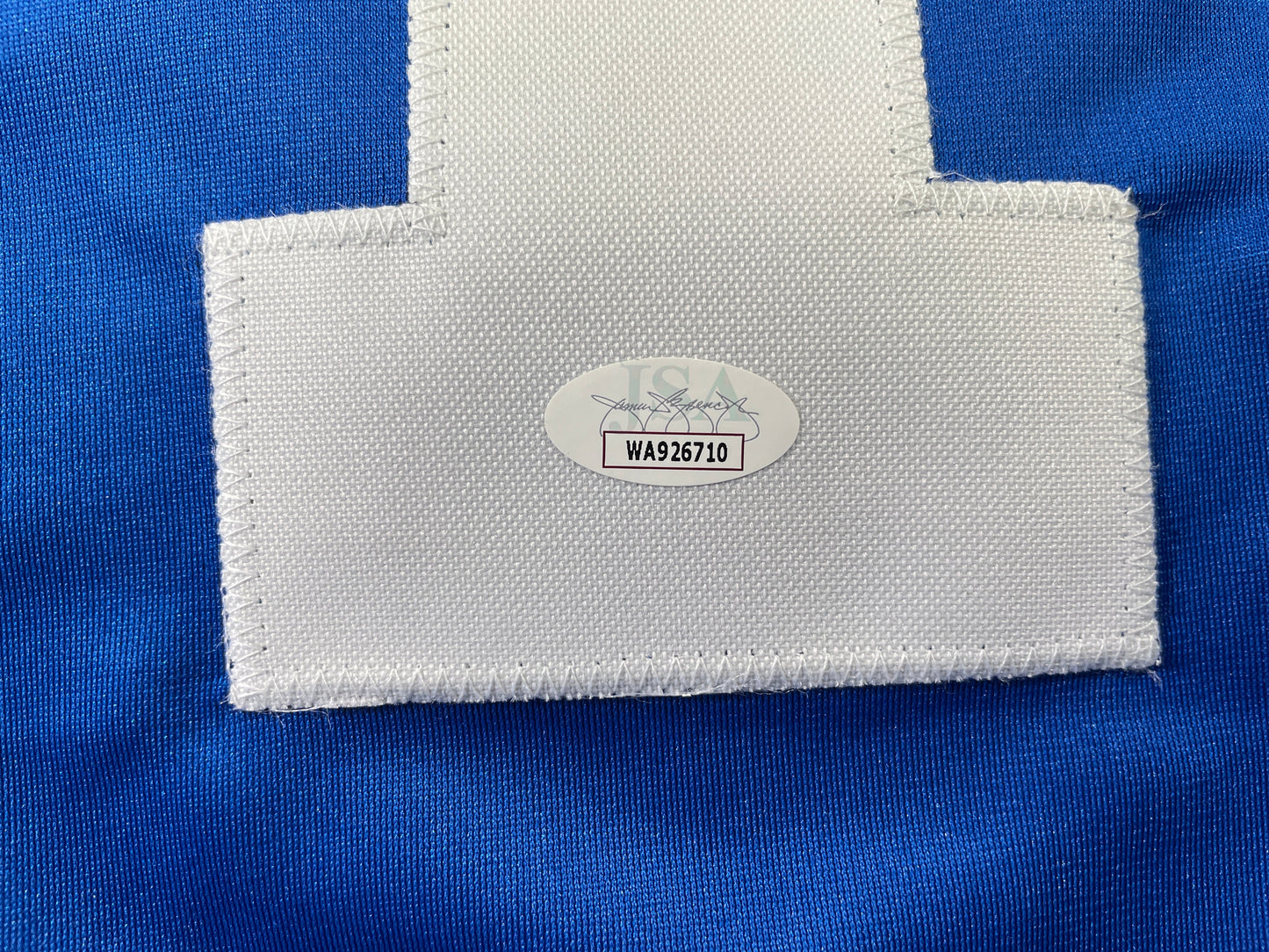 BOB LILLY DALLAS COWBOYS SIGNED SEWN THROWBACK FOOTBALL STAT JERSEY JSA