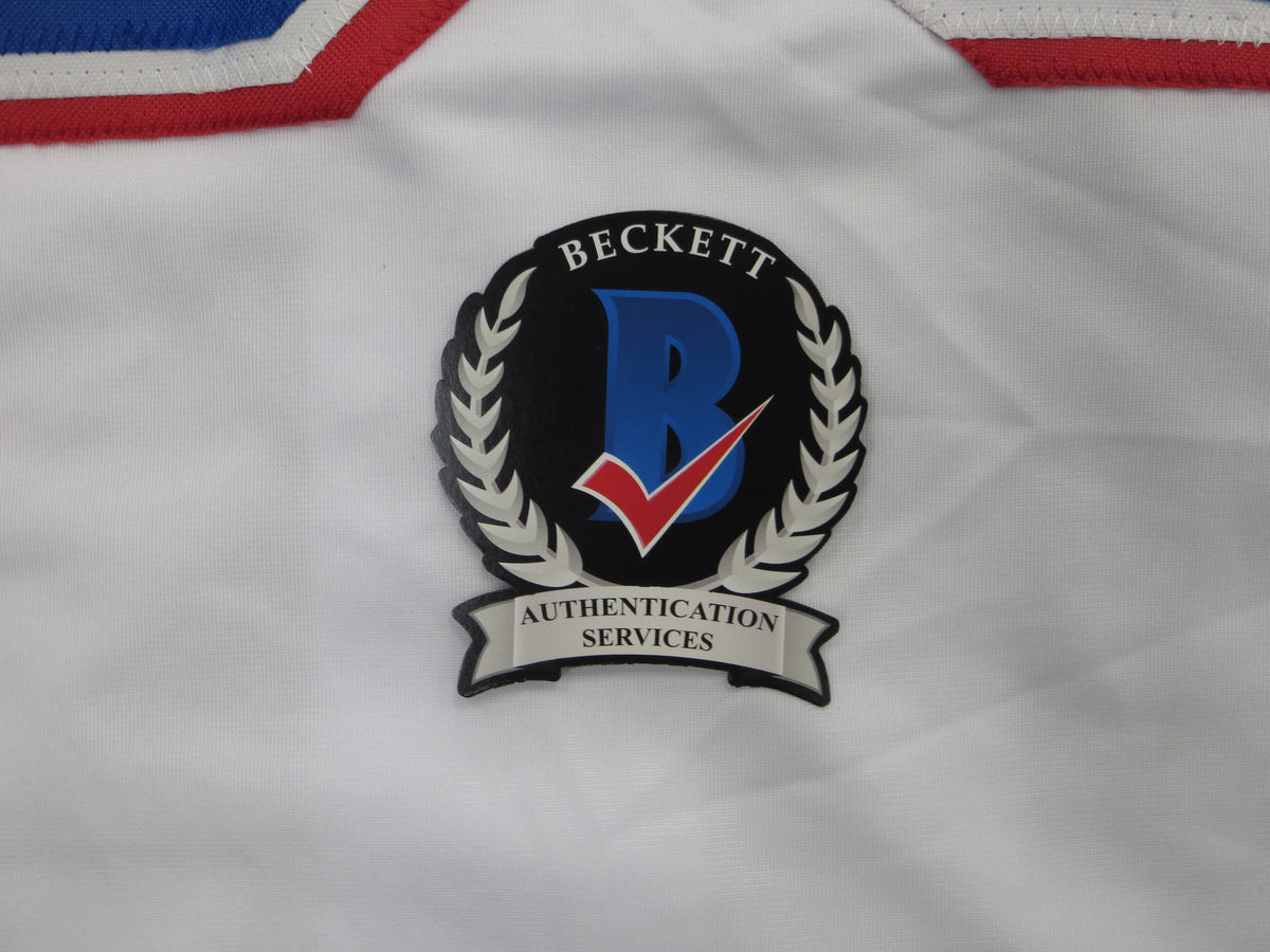 WYATT LANGFORD TEXAS RANGERS SIGNED SEWN Jersey BAS COA