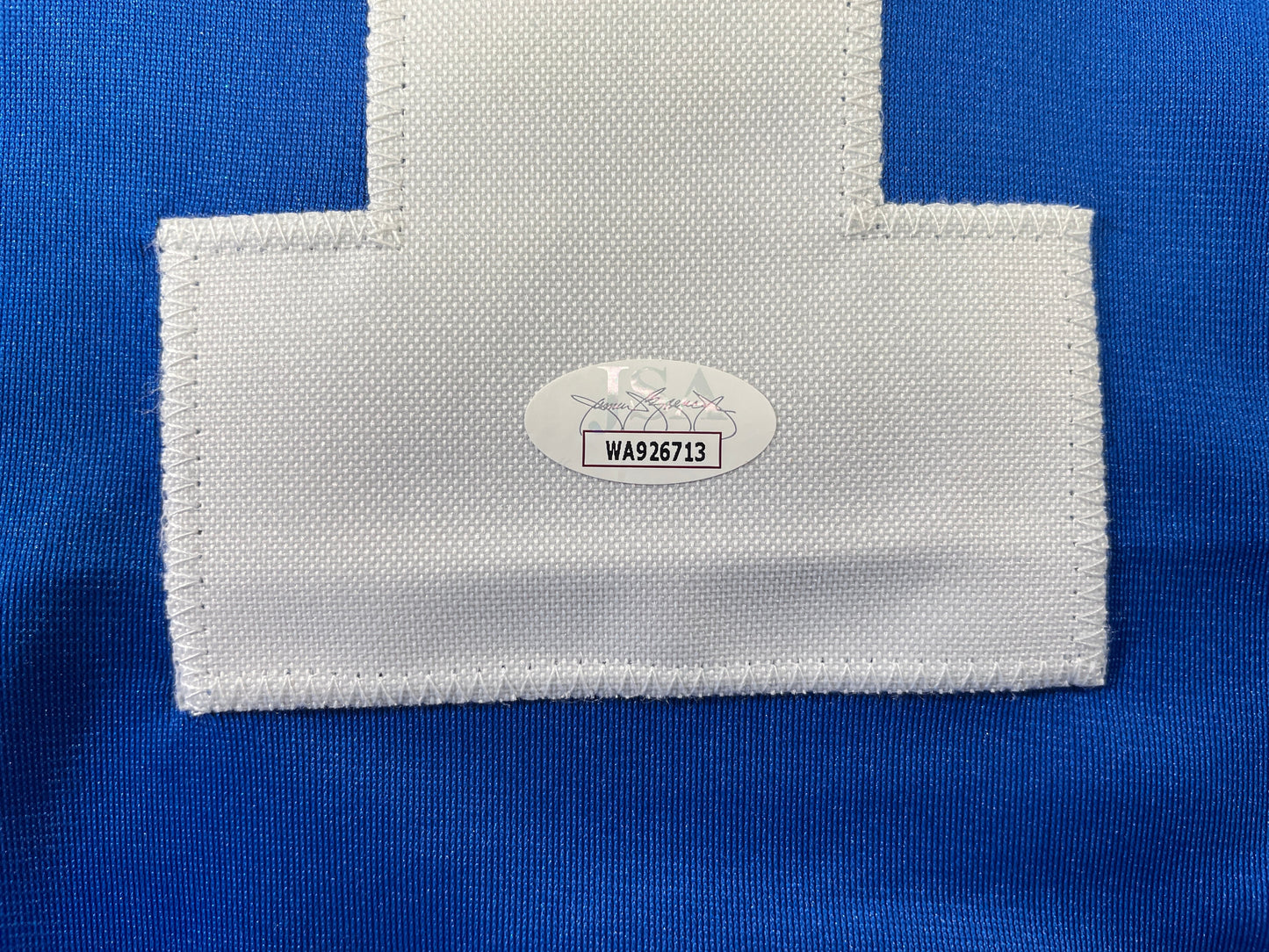 BOB LILLY DALLAS COWBOYS SIGNED SEWN THROWBACK FOOTBALL STAT JERSEY JSA