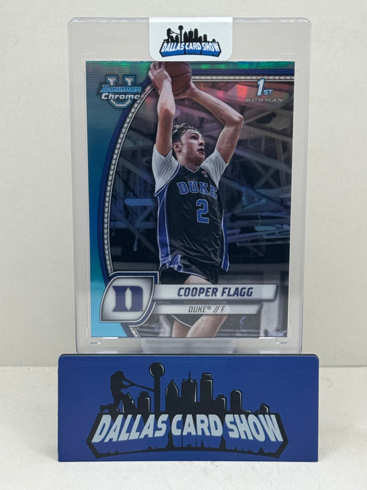 2024-25 Bowman Chrome U #16 Cooper Flagg 1st Bowman Sky Blue