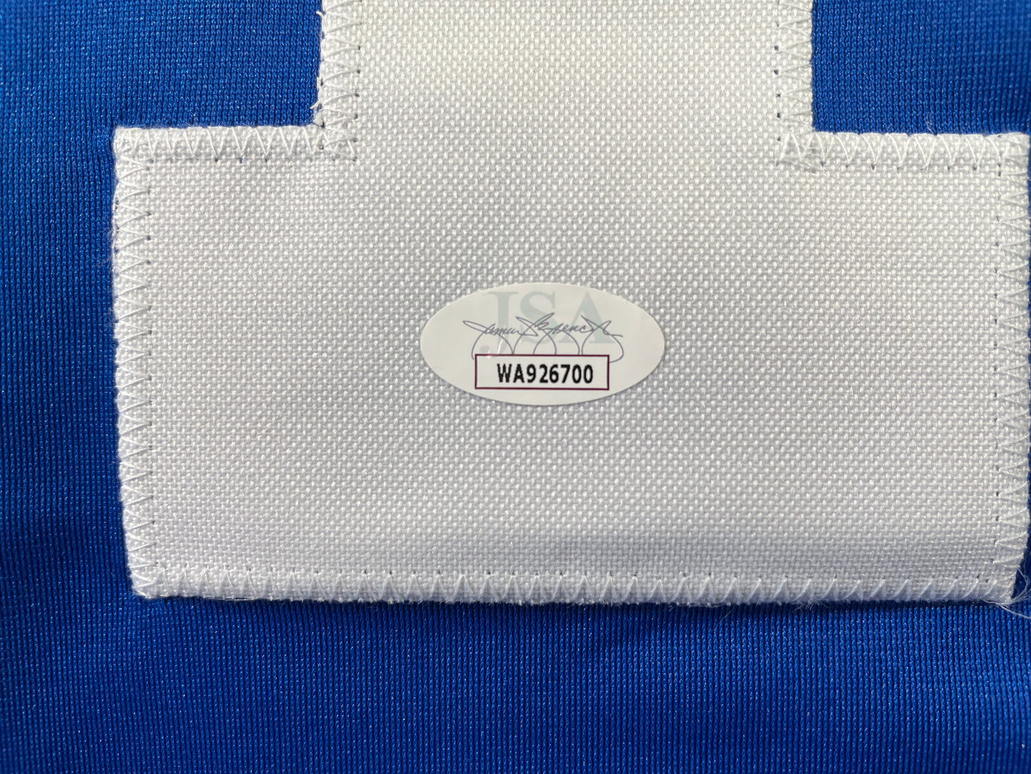 BOB LILLY DALLAS COWBOYS SIGNED SEWN THROWBACK FOOTBALL STAT JERSEY JSA