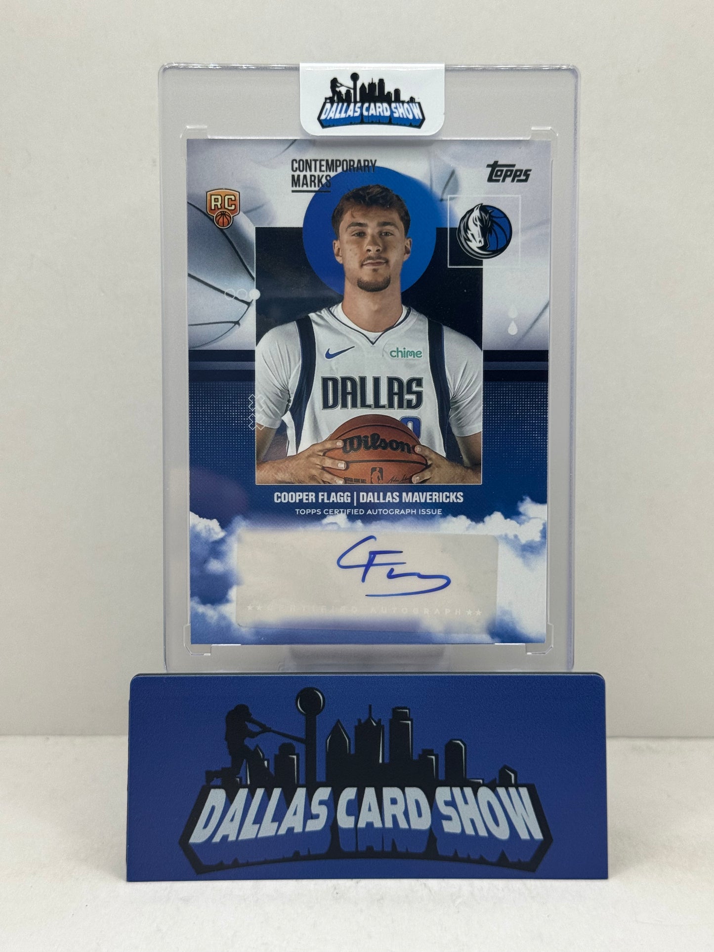 2025-26 Topps #CM-CF Cooper Flagg Contemporary Marks Rookie Autograph