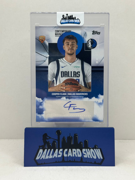 2025-26 Topps #CM-CF Cooper Flagg Contemporary Marks Rookie Autograph