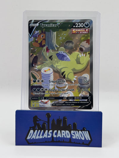 2021 Pokemon - Tyranitar V (Alt Art) - 155/163 Battle Styles NM