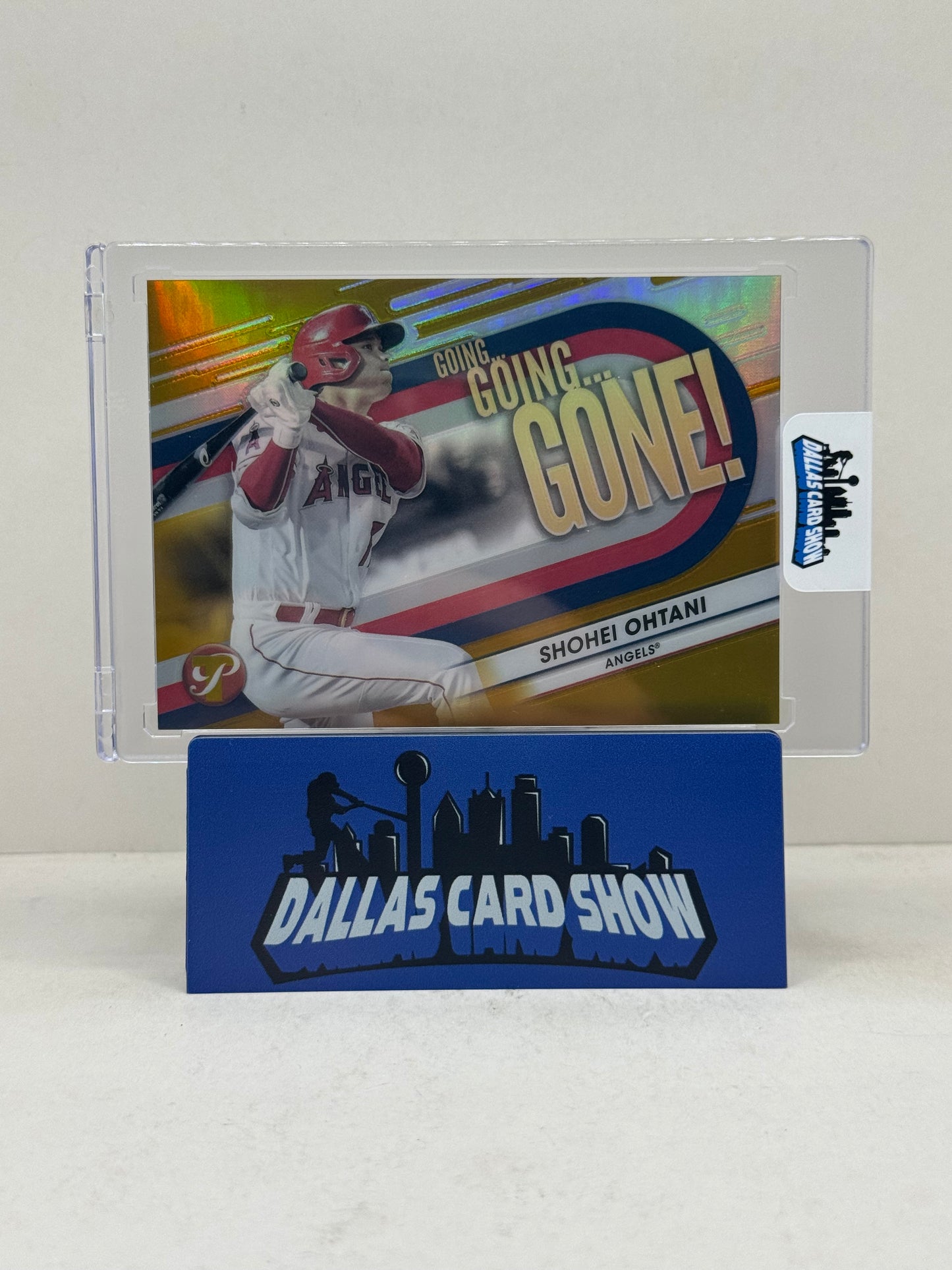2023 Pristine #GGG-2 Shohei Ohtani Going..Going..Gone! Gold /50 Dodgers