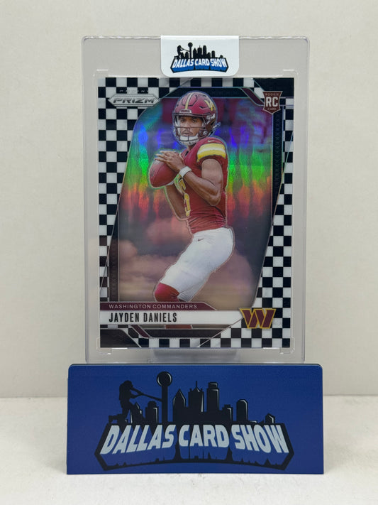 2024 Panini Prizm #347 Jayden Daniels Checkerboard Rookie RC