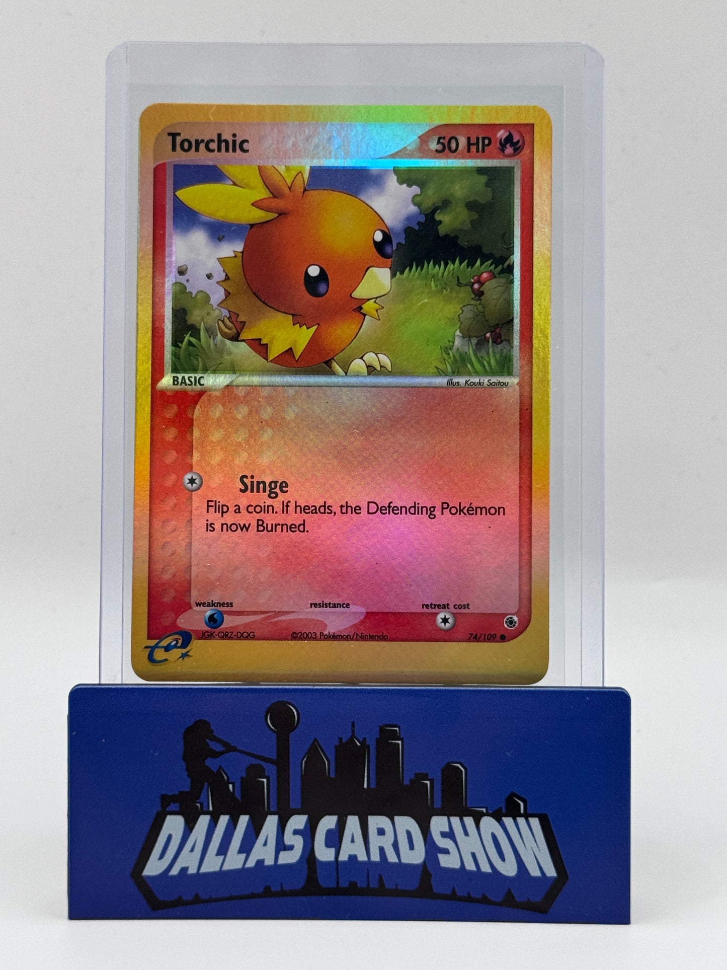 2003 Pokemon - Torchic (Rev. Foil) - 74/109 Ruby & Sapphire NM