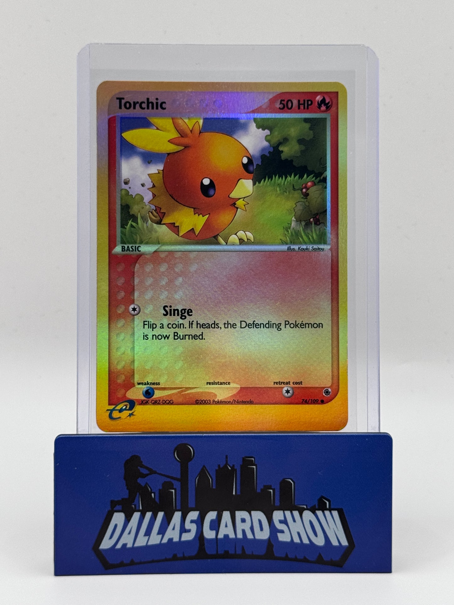 2003 Pokemon - Torchic (Rev. Foil) - 74/109 Ruby & Sapphire NM