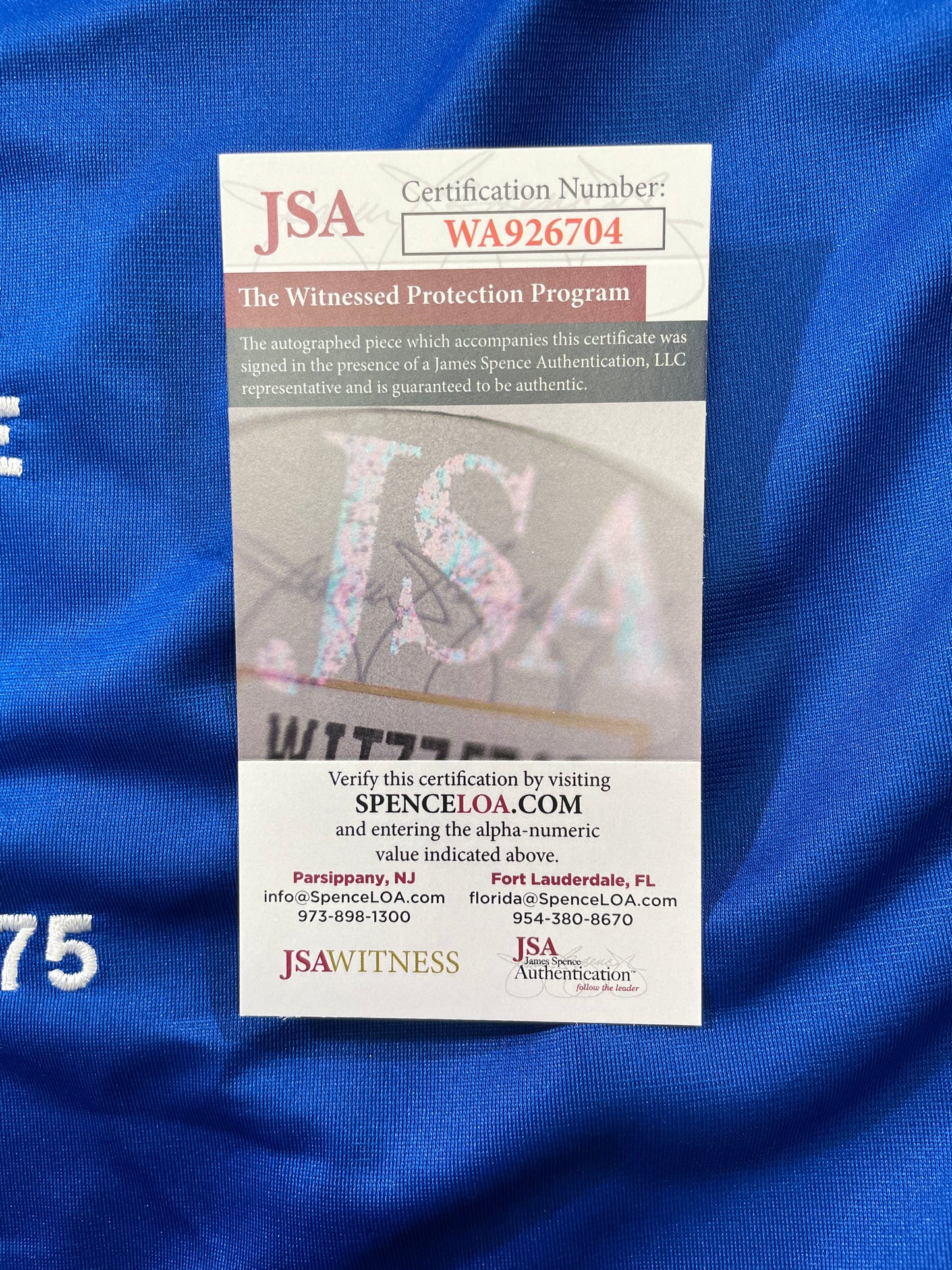 BOB LILLY DALLAS COWBOYS SIGNED SEWN THROWBACK FOOTBALL STAT JERSEY JSA