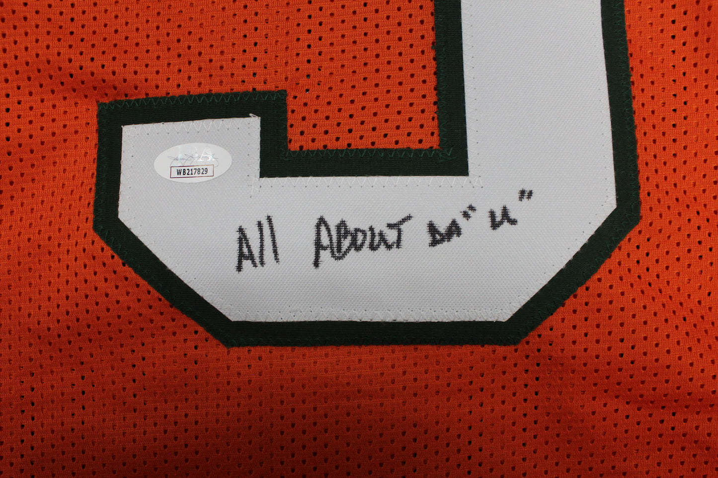 KEVIN WILLIAMS MIAMI HURRICANES SIGNED JERSEY w/INSCs Dallas Cowboys XL BAS