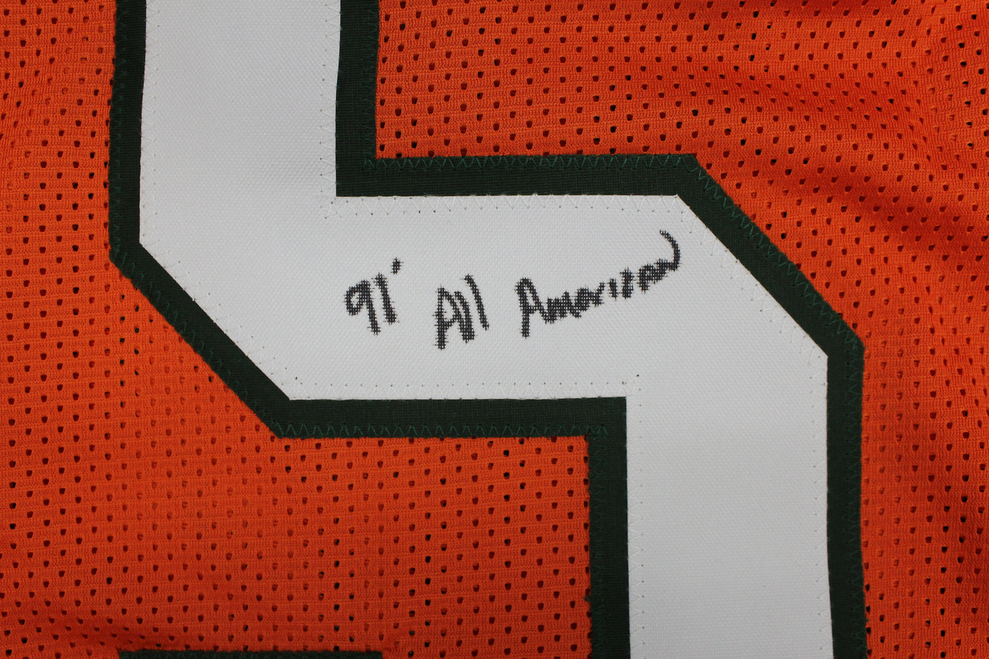 KEVIN WILLIAMS MIAMI HURRICANES SIGNED JERSEY w/INSCs Dallas Cowboys XL BAS
