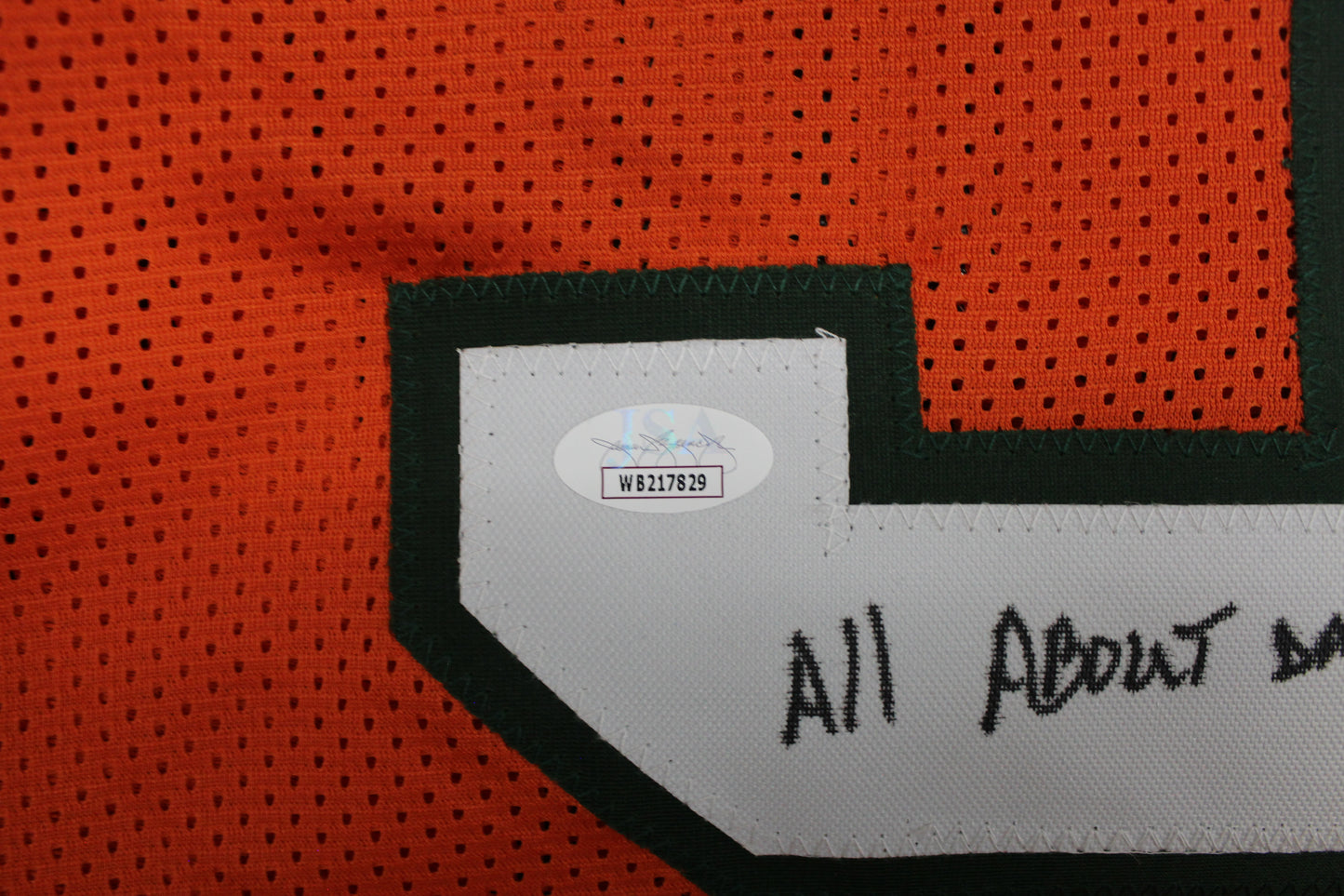 KEVIN WILLIAMS MIAMI HURRICANES SIGNED JERSEY w/INSCs Dallas Cowboys XL BAS