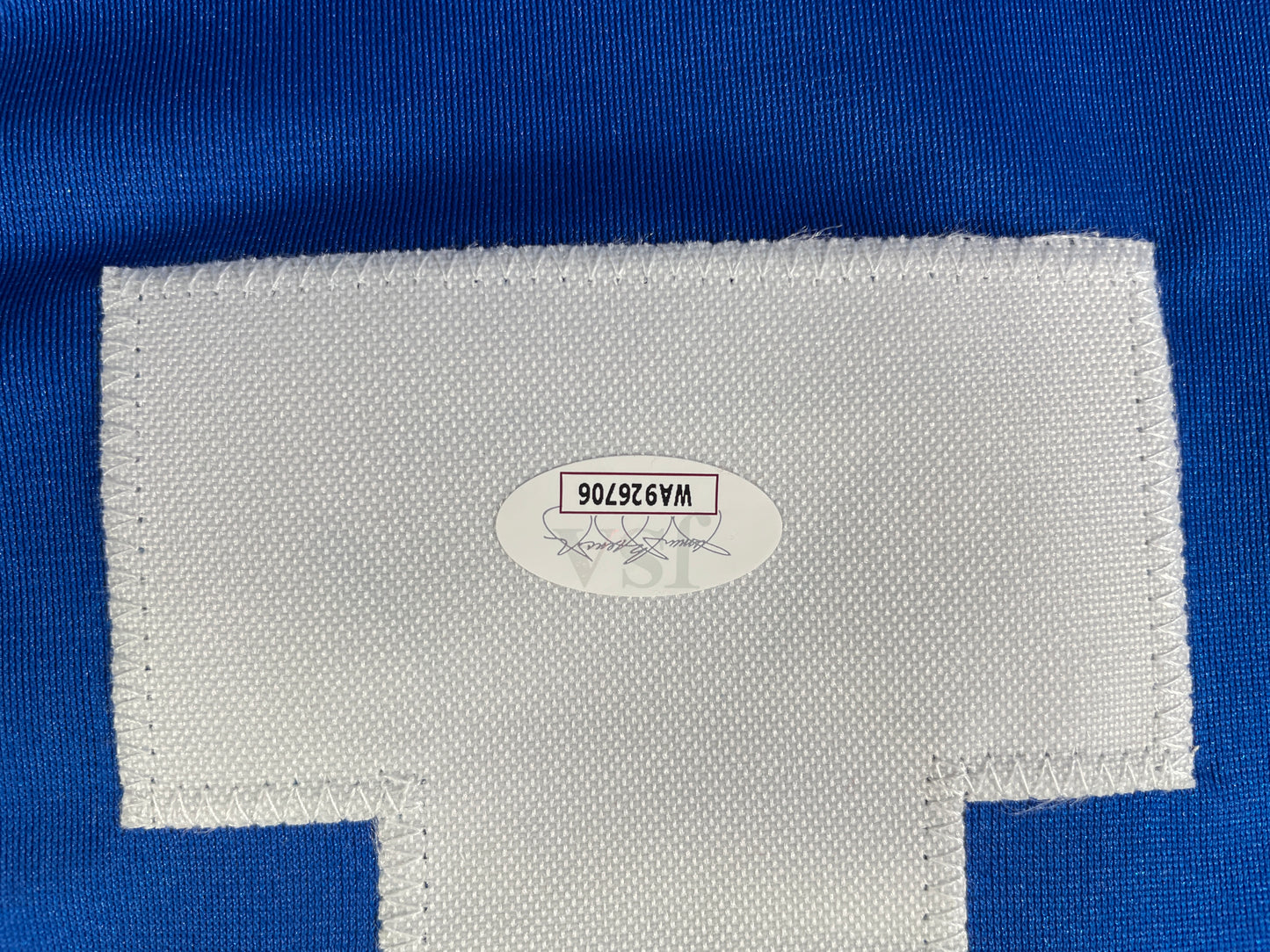 BOB LILLY DALLAS COWBOYS SIGNED SEWN THROWBACK FOOTBALL STAT JERSEY JSA