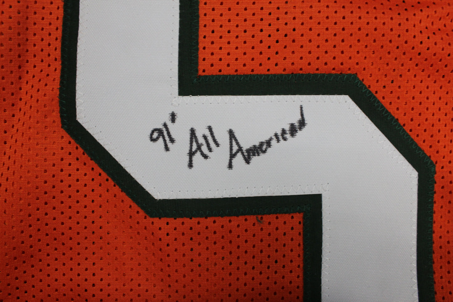 KEVIN WILLIAMS MIAMI HURRICANES SIGNED JERSEY w/INSCs Dallas Cowboys XL BAS