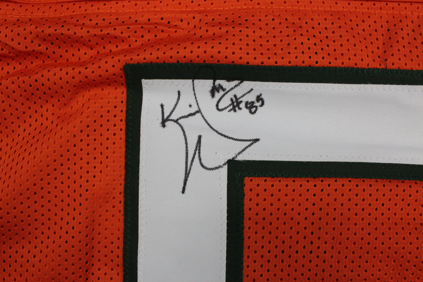 KEVIN WILLIAMS MIAMI HURRICANES SIGNED JERSEY w/INSCs Dallas Cowboys XL BAS