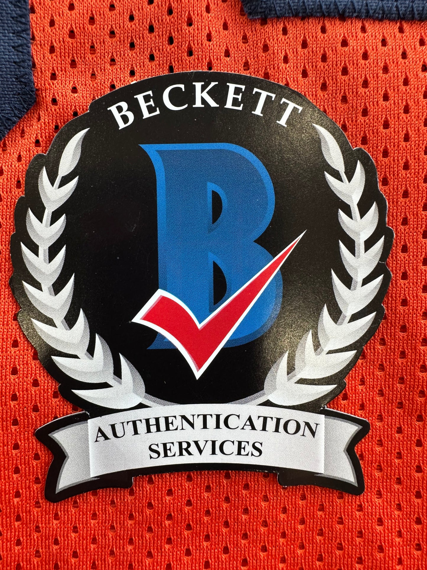 RICKY WILLIAMS ORANGE FOOTBALL JERSEY Miami Dolphins w/"Smoke Weed Everyday" BAS