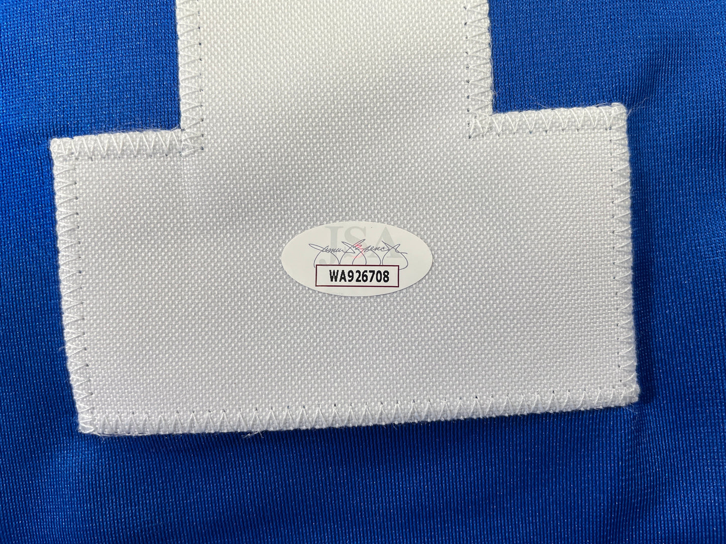 BOB LILLY DALLAS COWBOYS SIGNED SEWN THROWBACK FOOTBALL STAT JERSEY JSA