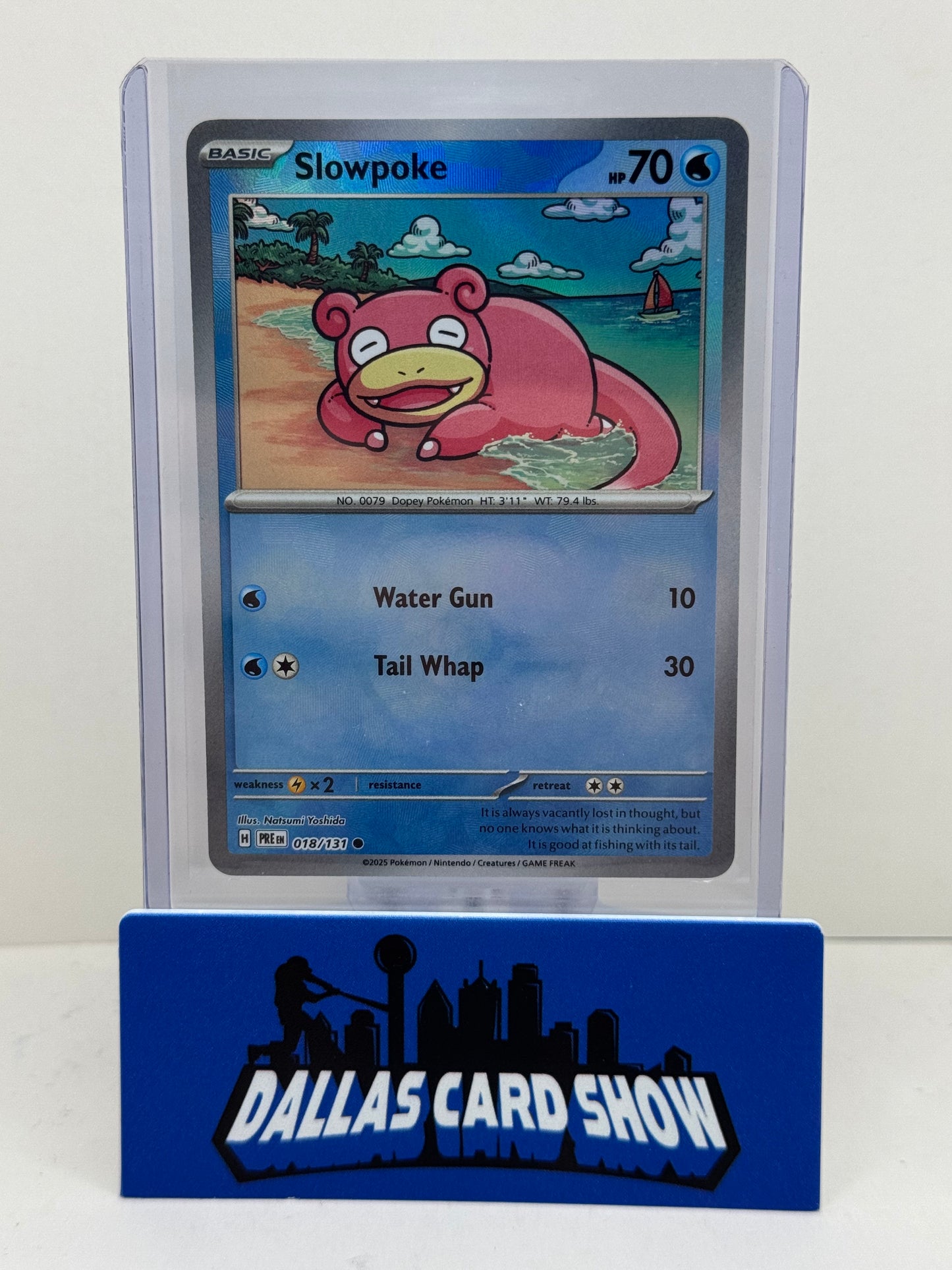 Slowpoke 018/131 Reverse POKEBALL HOLO- NM/Mint