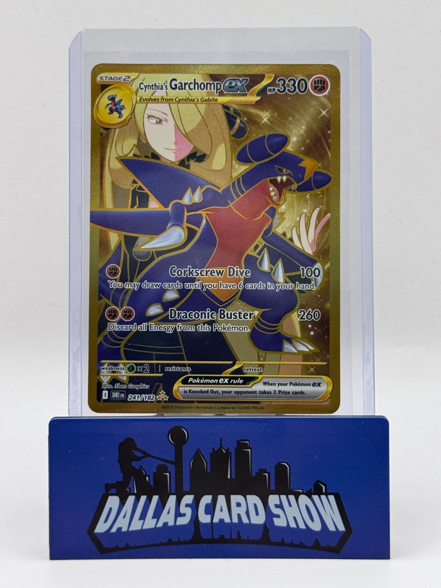 2025 Pokemon - Cynthia's Garchomp (Secret) - 241/182 Destined Rivals NM