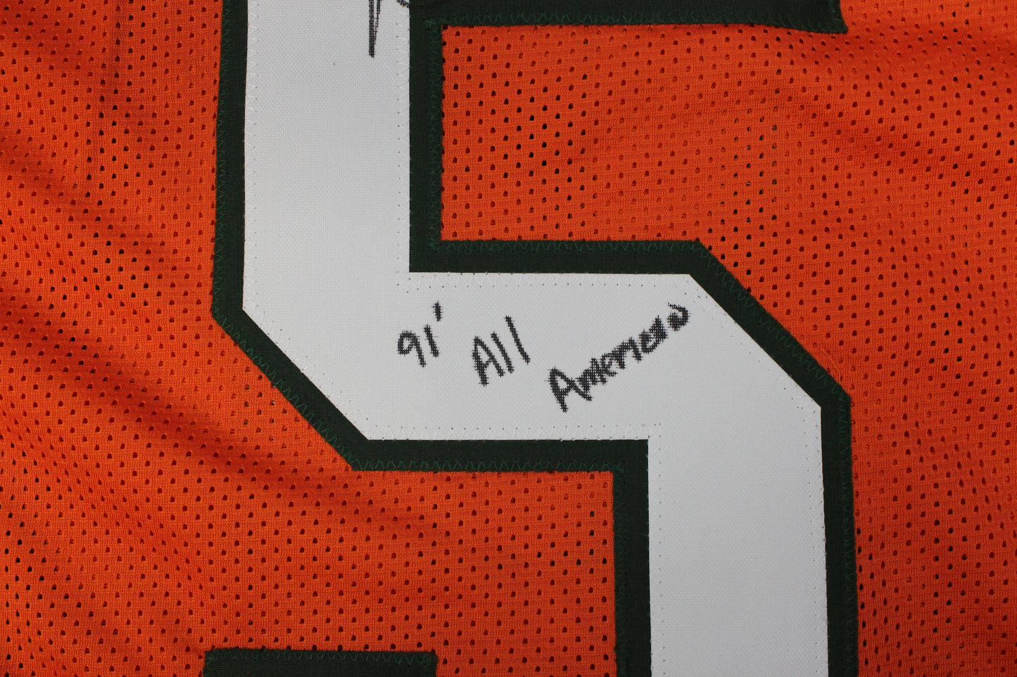 KEVIN WILLIAMS MIAMI HURRICANES SIGNED JERSEY w/INSCs Dallas Cowboys XL BAS