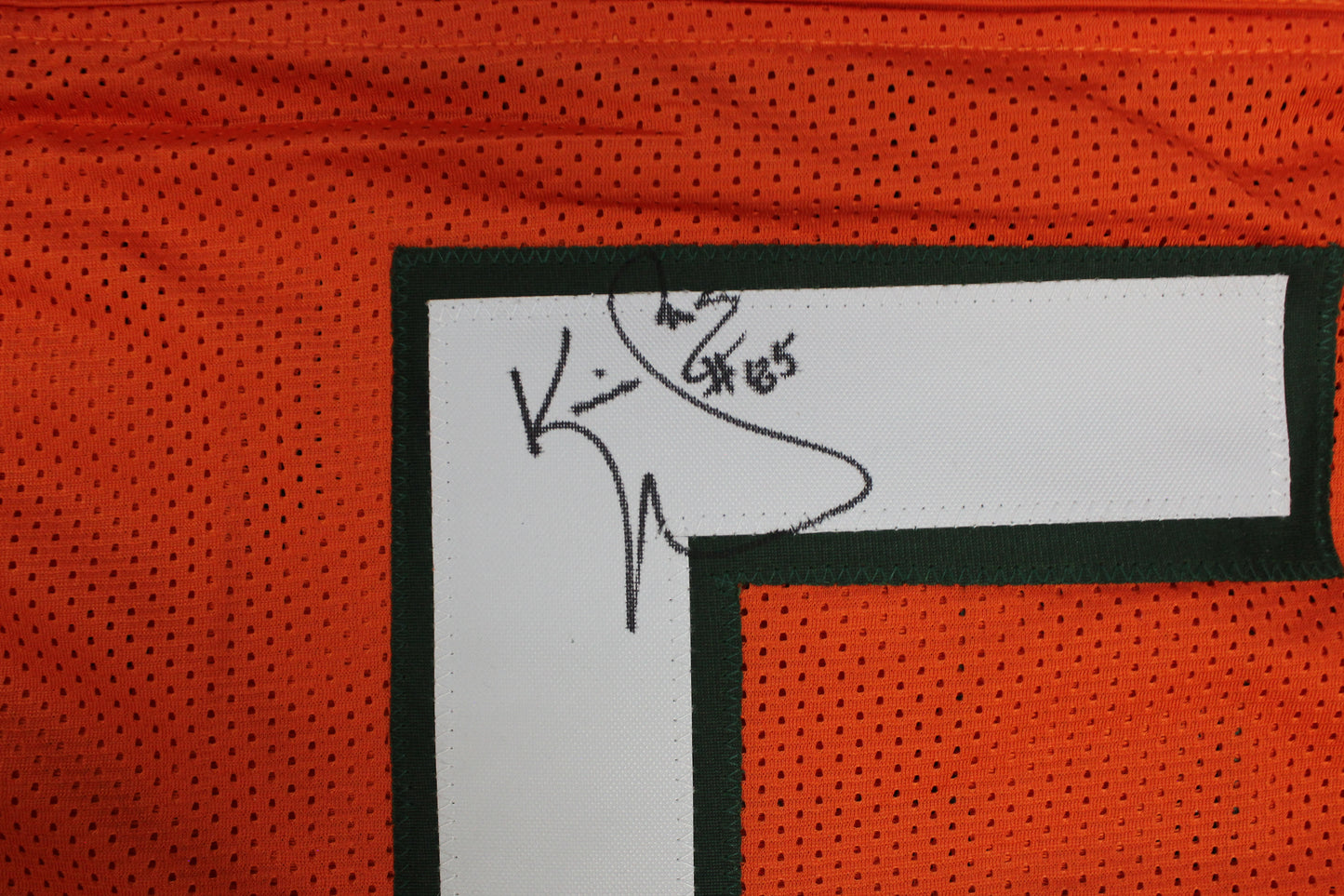 KEVIN WILLIAMS MIAMI HURRICANES SIGNED JERSEY w/INSCs Dallas Cowboys XL BAS