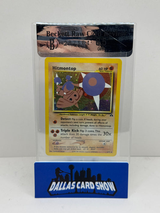 2001 Pokemon Neo Discovery Hitmontop Holo Rare 3/75 BGS RCR 8.5