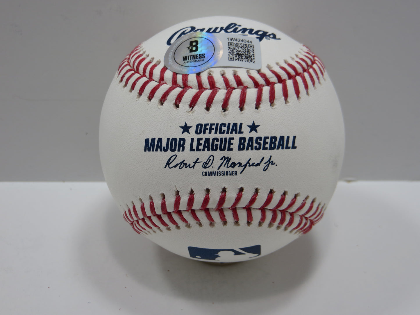 WYATT LANGFORD TEXAS RANGERS SIGNED RAWLINGS OML BASEBALL BAS COA