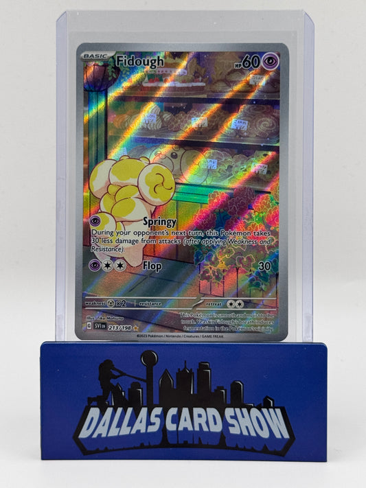 2023 Pokemon - Fidough (Illustration Rare) - 213/198 Scarlet & Violet Base Set NM