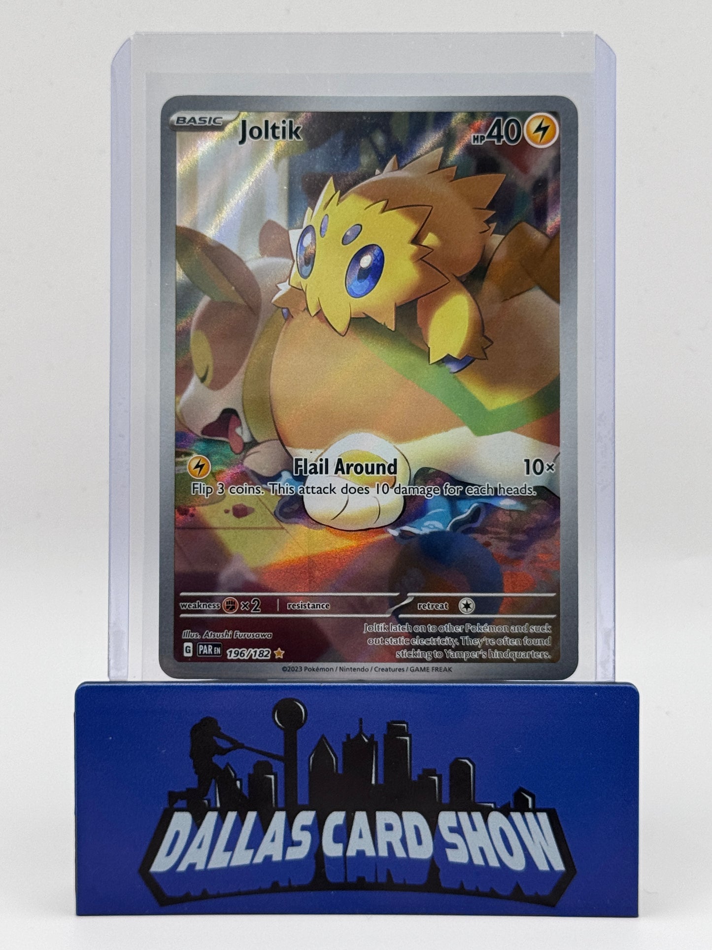 2023 Pokemon - Joltik (Illustration Rare) - 196/182 Paradox Rift NM