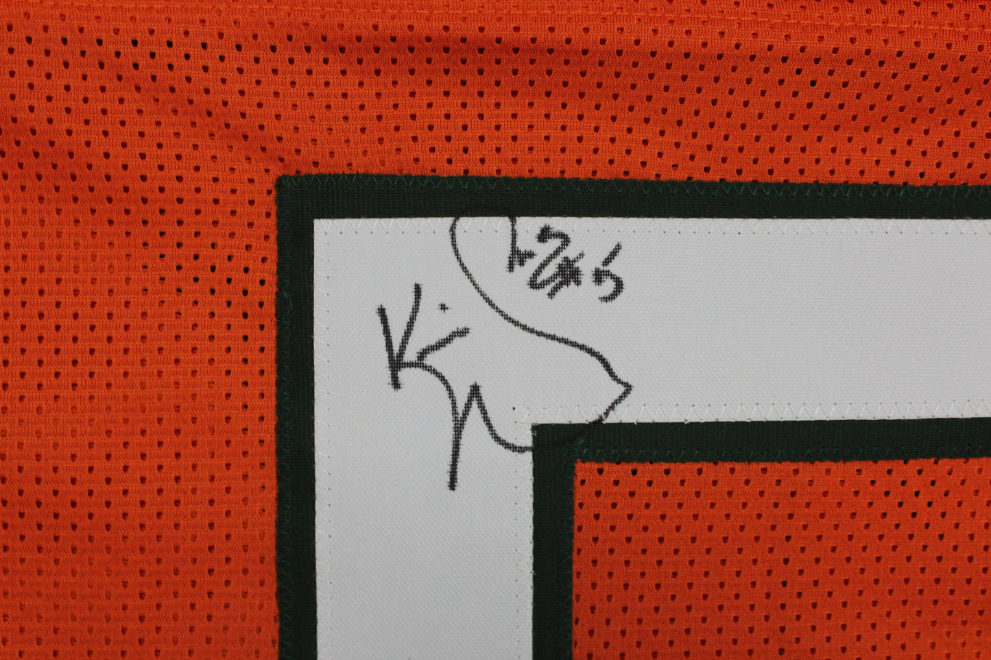 KEVIN WILLIAMS MIAMI HURRICANES SIGNED JERSEY w/INSCs Dallas Cowboys XL BAS