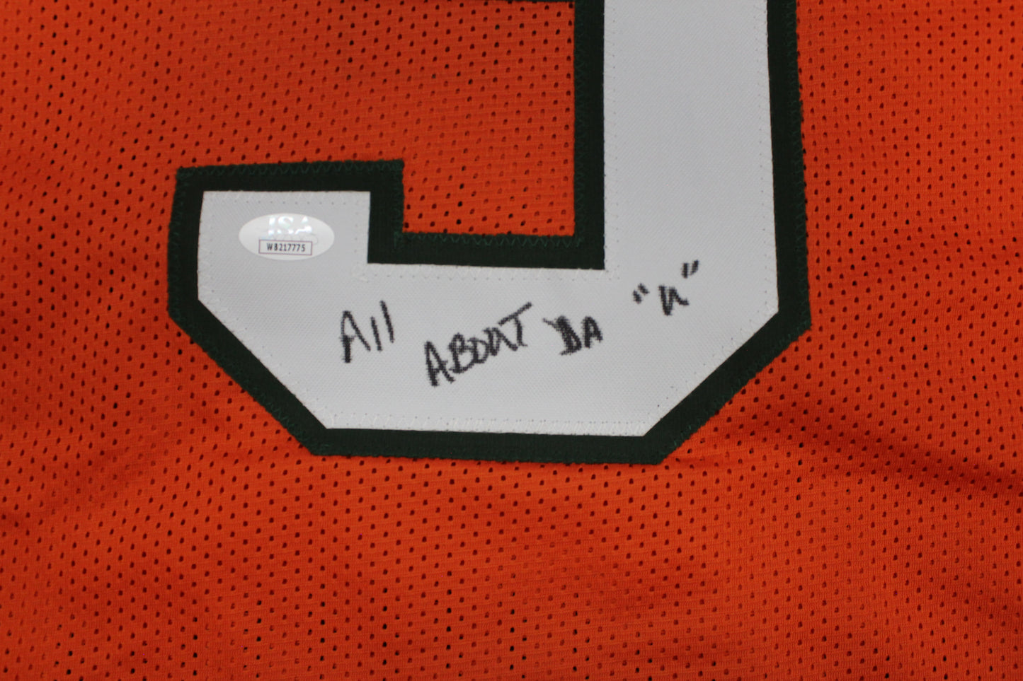 KEVIN WILLIAMS MIAMI HURRICANES SIGNED JERSEY w/INSCs Dallas Cowboys XL BAS