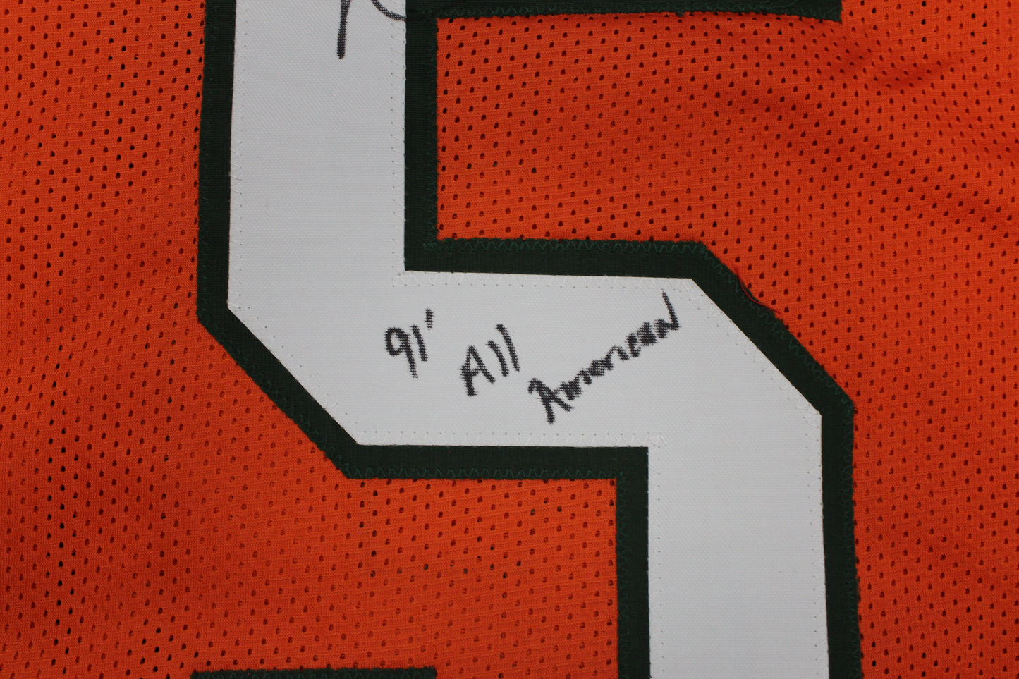 KEVIN WILLIAMS MIAMI HURRICANES SIGNED JERSEY w/INSCs Dallas Cowboys XL BAS