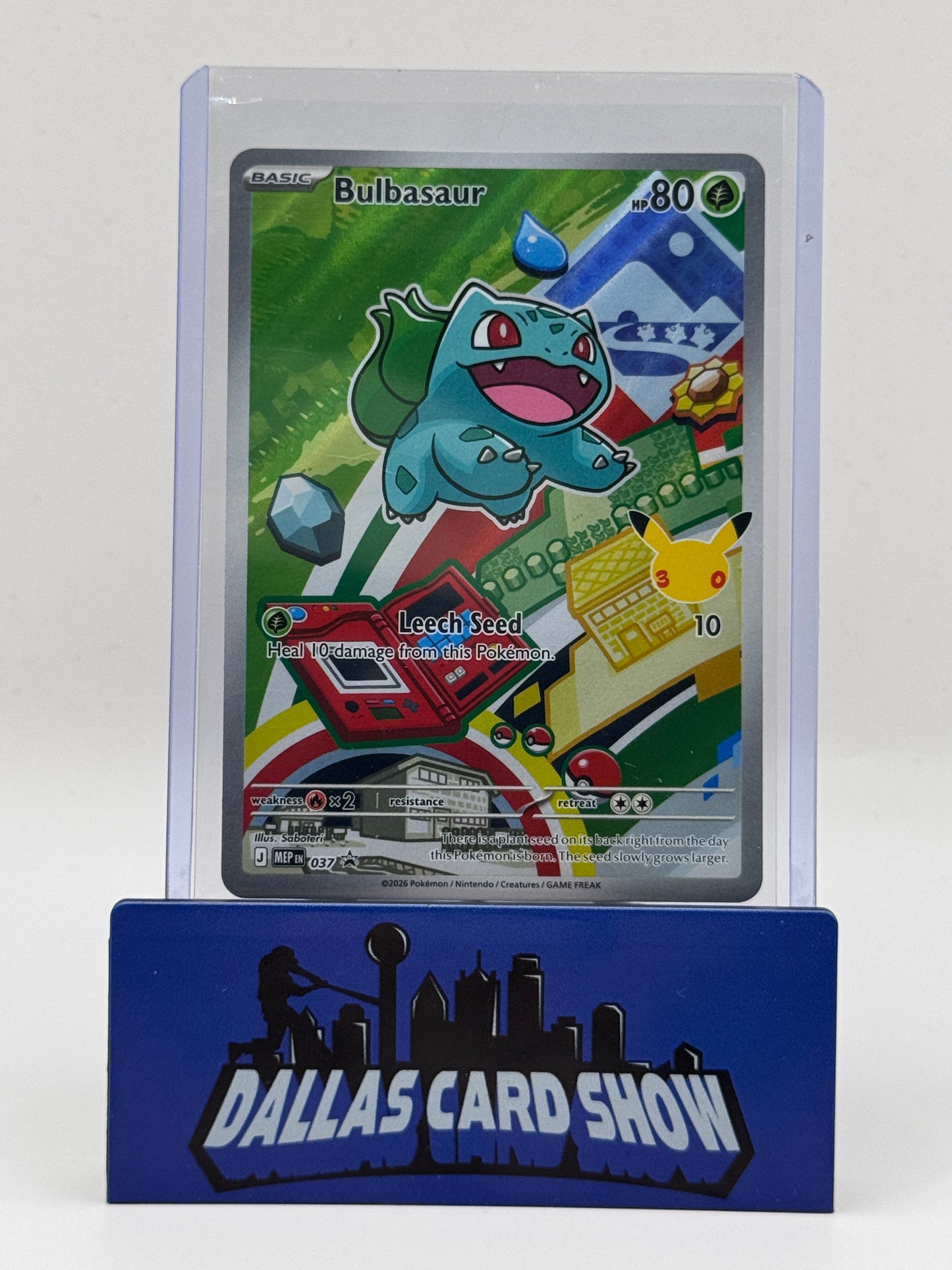 2026 Pokemon - Bulbasaur (Illustration Rare) - MEP 037 First Partner NM