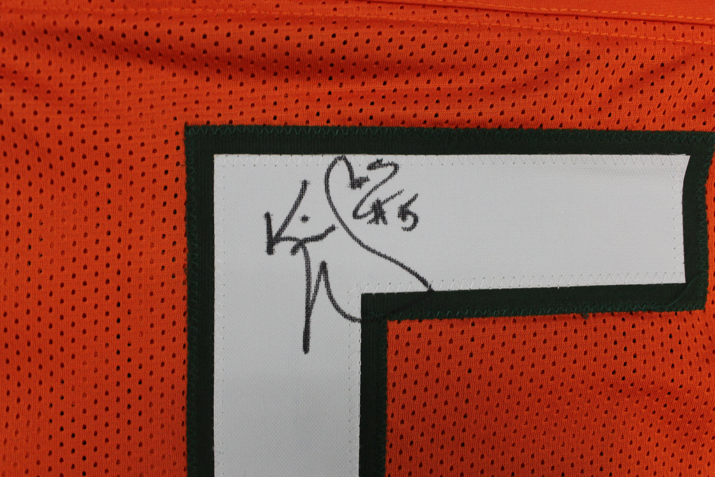 KEVIN WILLIAMS MIAMI HURRICANES SIGNED JERSEY w/INSCs Dallas Cowboys XL BAS