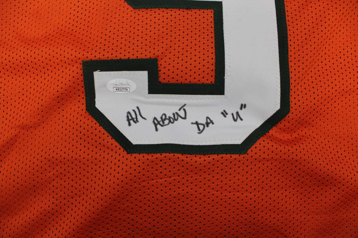 KEVIN WILLIAMS MIAMI HURRICANES SIGNED JERSEY w/INSCs Dallas Cowboys XL BAS