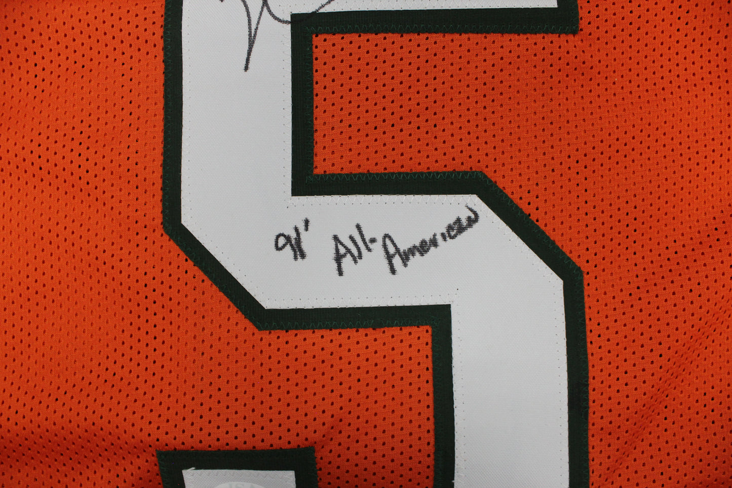 KEVIN WILLIAMS MIAMI HURRICANES SIGNED JERSEY w/INSCs Dallas Cowboys XL BAS