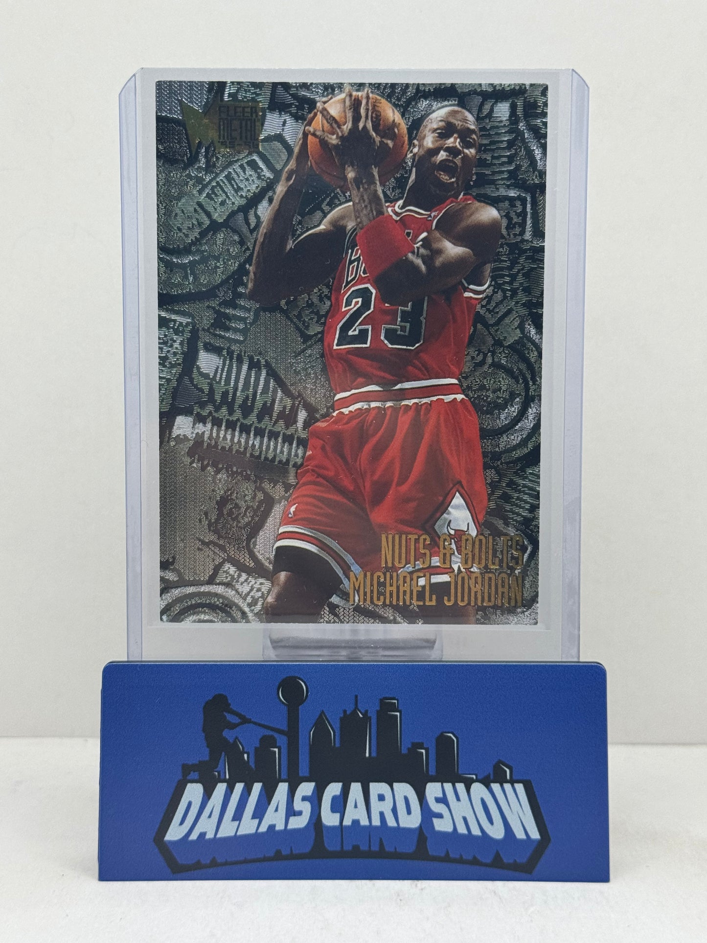 1995-96 Fleer Metal #212 Michael Jordan Nuts & Bolts Bulls