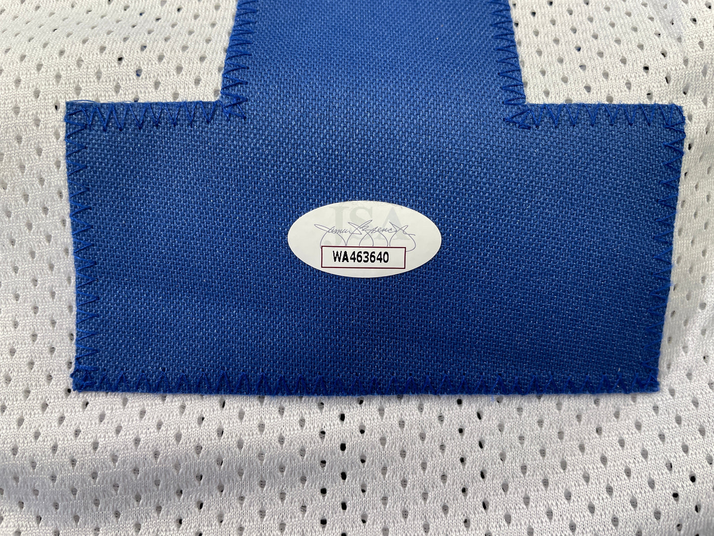 BOB LILLY DALLAS COWBOYS SIGNED HOME JERSEY w/HOF JSA COA