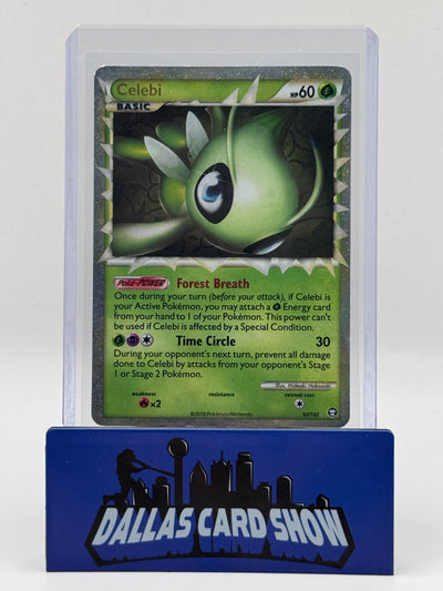 2010 Pokemon - Celebi (PRIME) - 92/102 HGSS: Triumphant HP