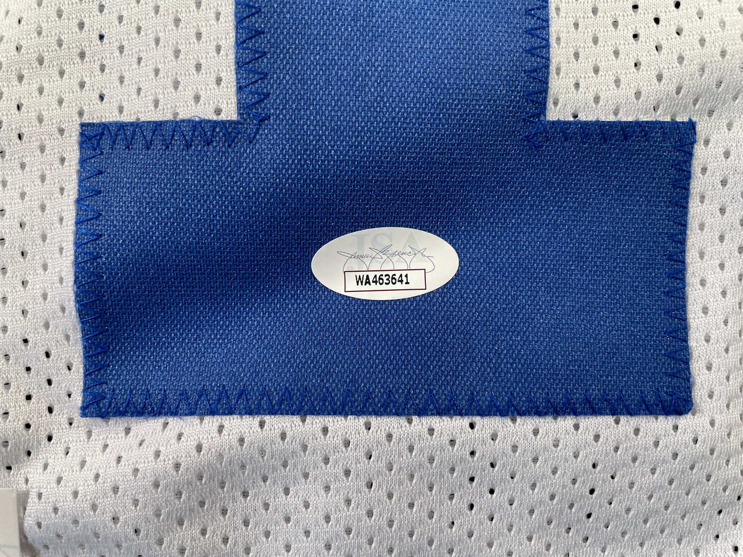 BOB LILLY DALLAS COWBOYS SIGNED HOME JERSEY w/HOF JSA COA