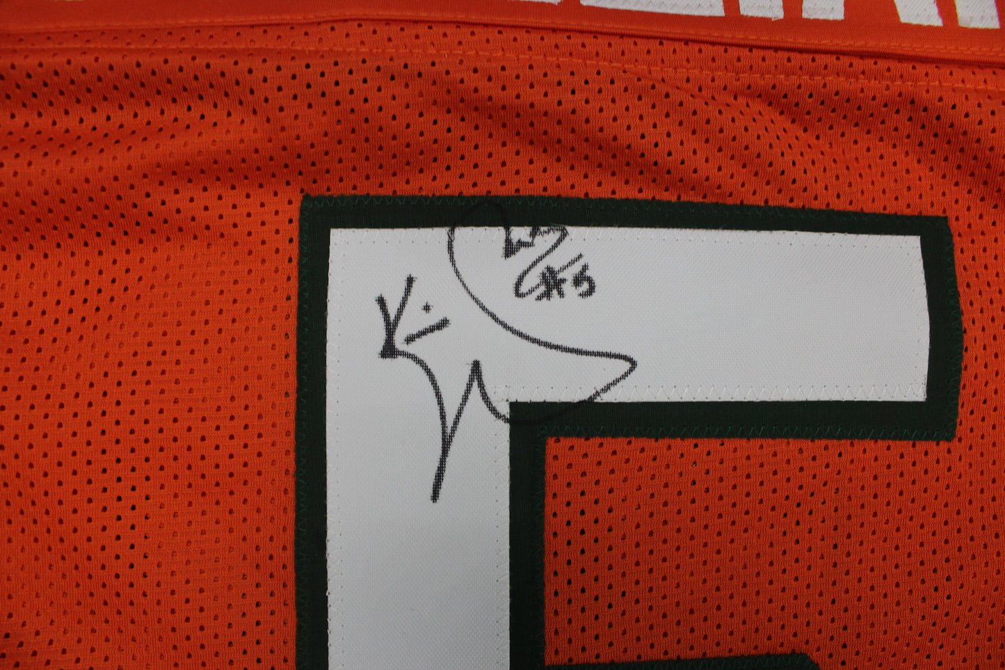 KEVIN WILLIAMS MIAMI HURRICANES SIGNED JERSEY w/INSCs Dallas Cowboys XL BAS