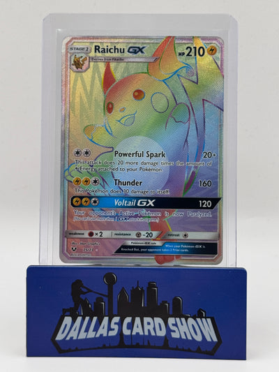 2017 Pokemon - Raichu GX (Secret) - 75/73 Shining Legends NM