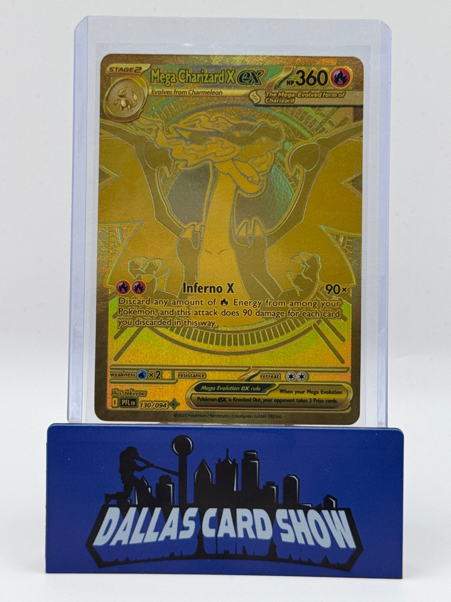 2026 Pokemon - Mega Charizard X ex (Secret) - 130/094 Phantasmal Flames NM